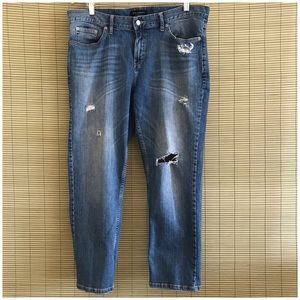 Banana Republic Cropped Boyfriend Jeans